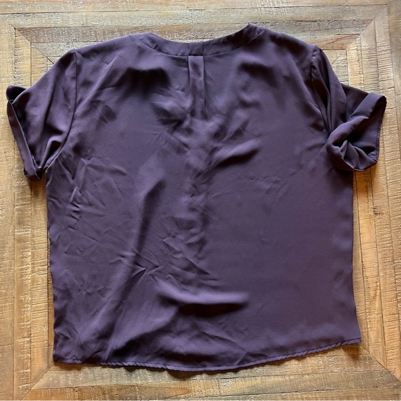 Monk and Lou purple button up blouse - Picture 2 of 4